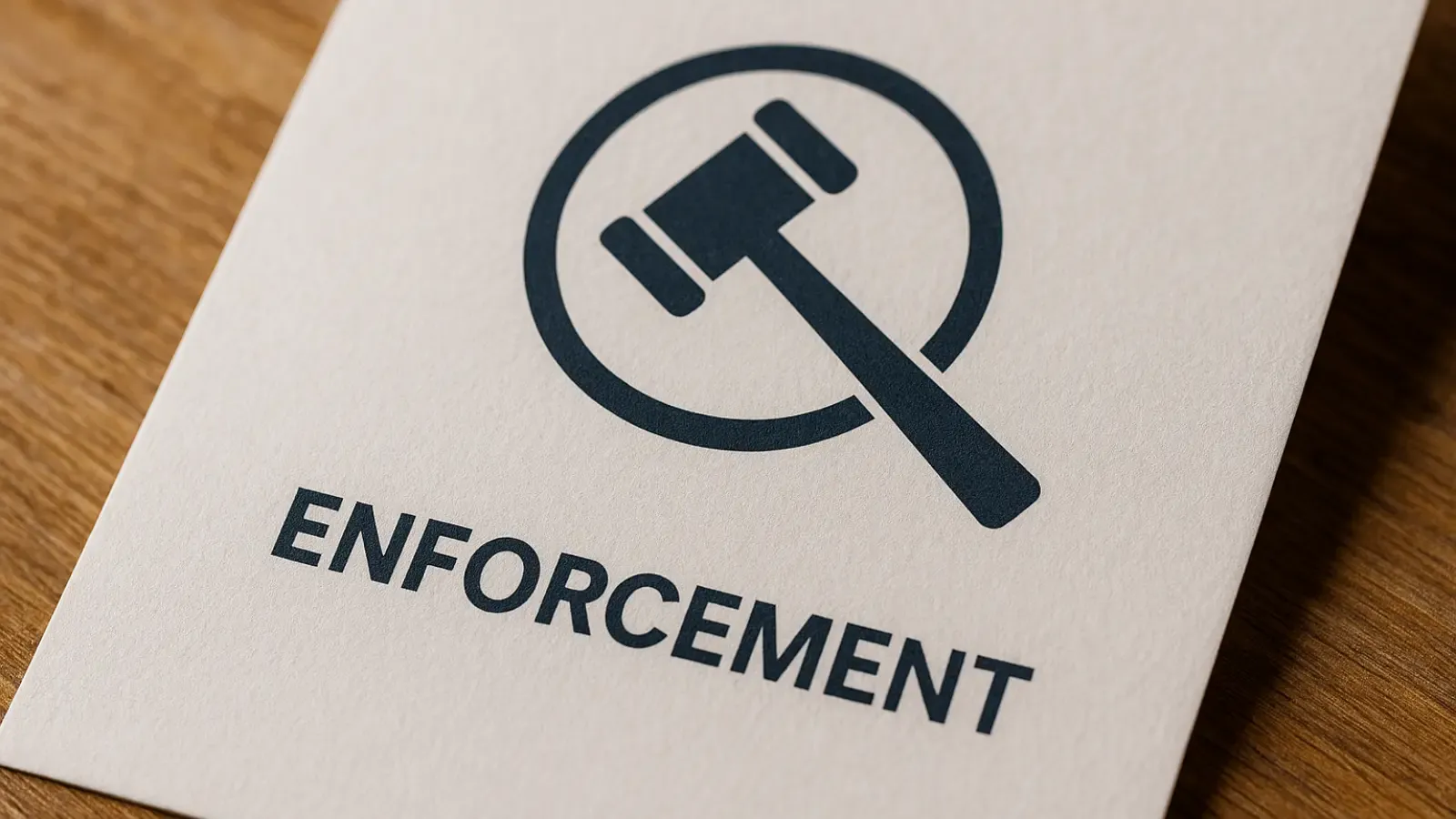 Image relating to enforcement activity from the FMA