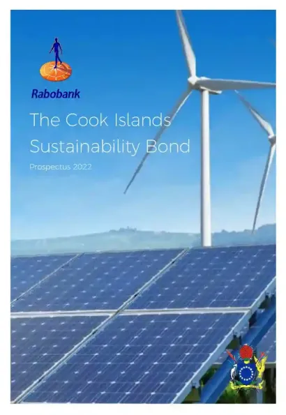 fake cook islands sustainabiity bond prospectus