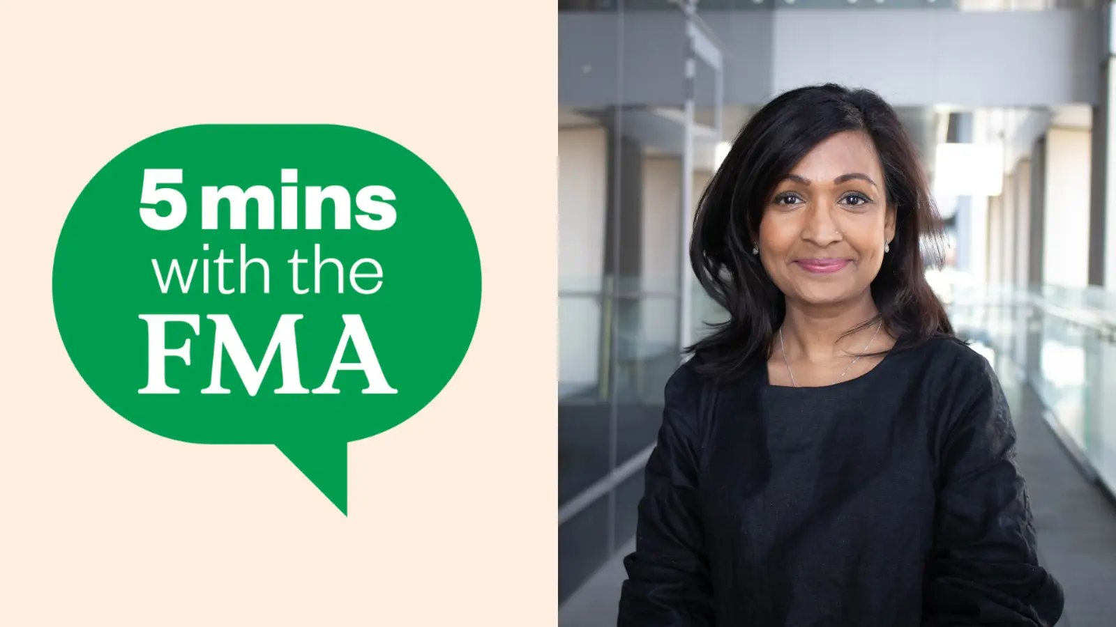 Cover image for 5 mins with the FMA podcast, Dhasha Ratnayaka.<br />
